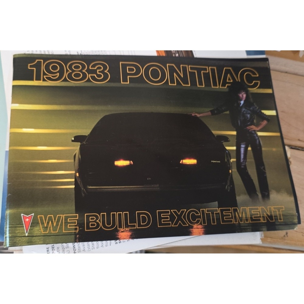1983 Pontiac Sales Brochure Firebird Trans Am Grand Prix We Build Excitement